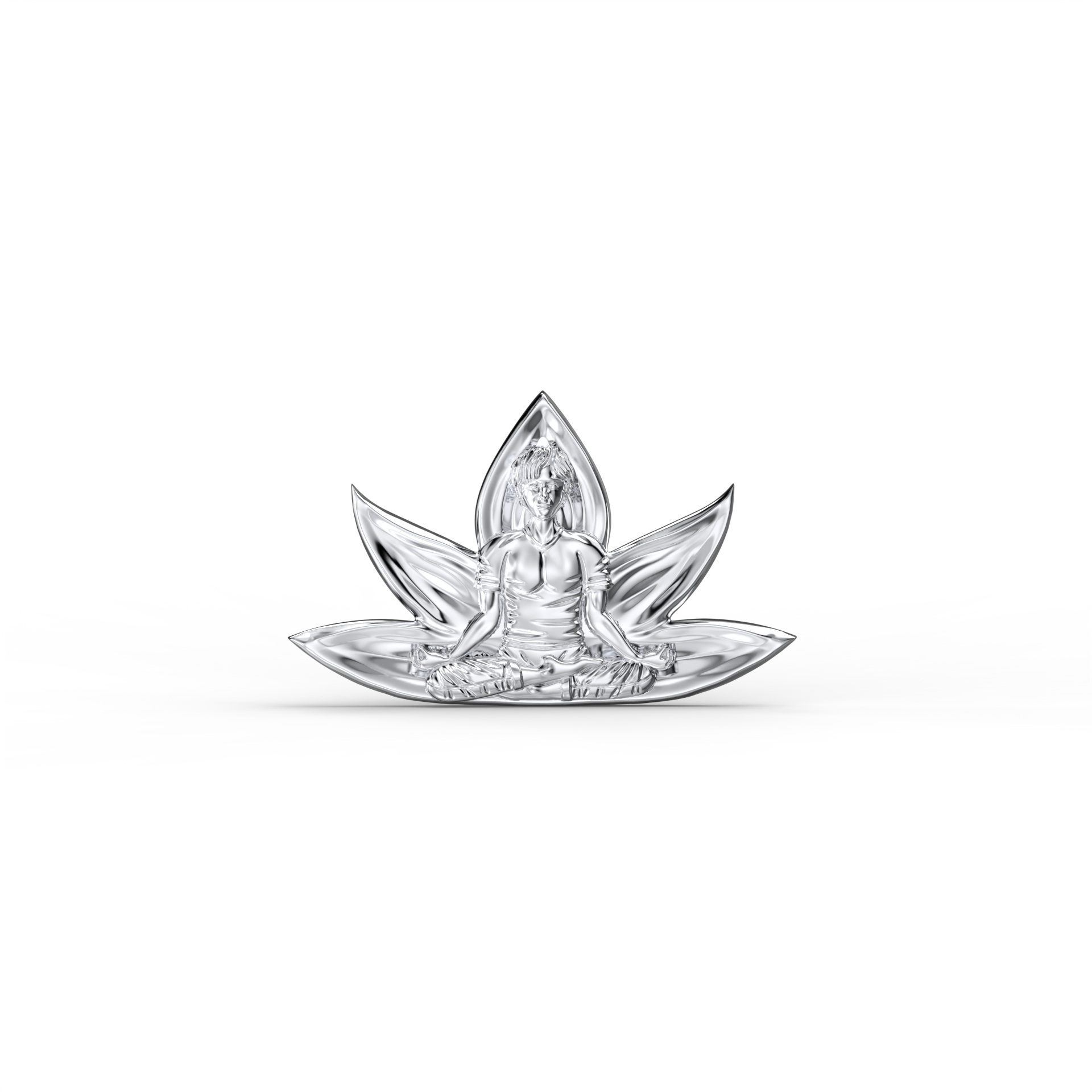 Altın Meditasyon Kolye Ucu
